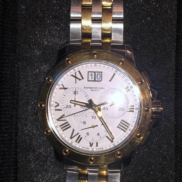 Raymond Weil Geneve Tango, Used, Stainless Steel with 18K yellow gold plated